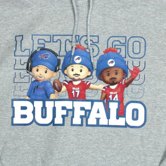 Buffalo Bills Fisher Price Little People Allen Diggs McDermott Hoodie Pick Size - Picture 2 of 7